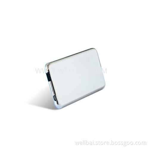 Luxury Mini Portable 4000 mAh Mobile Power Bank for iPhone